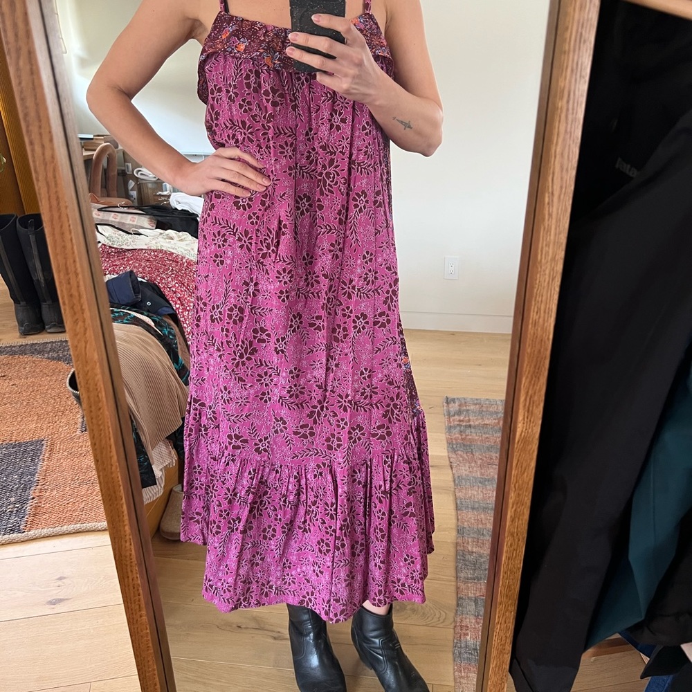 Xirena Pino Floral Ruffle Dress - Small